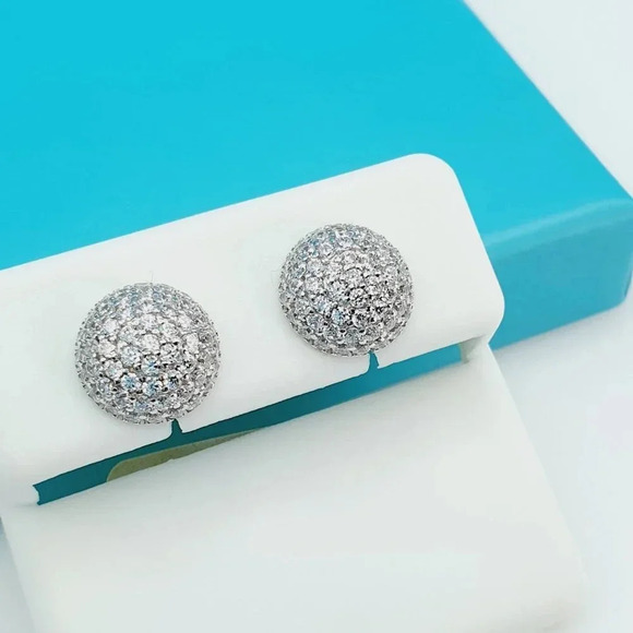 "925 Sterling Silver CZ Beautiful Earrings for Women, 1USPAR4174 - Picture 3 of 11